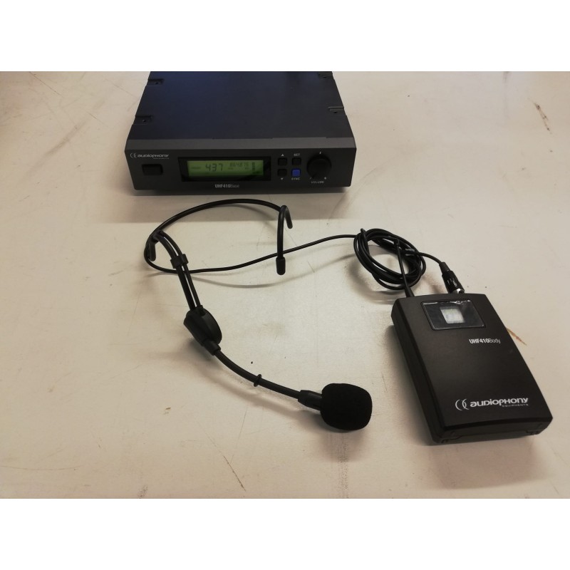 AUDIOPHONY - Pack récepteur UHF avec micro main et malette – 500MHz