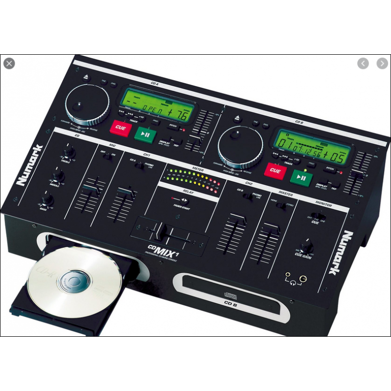Table de mixage DJ Numark CD MIX-1 avec double lecteur CD